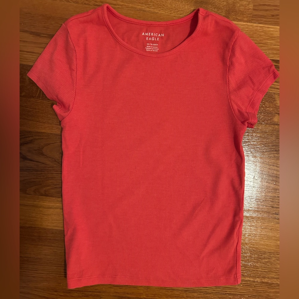 American Eagle Women’s Coral T-Shirt